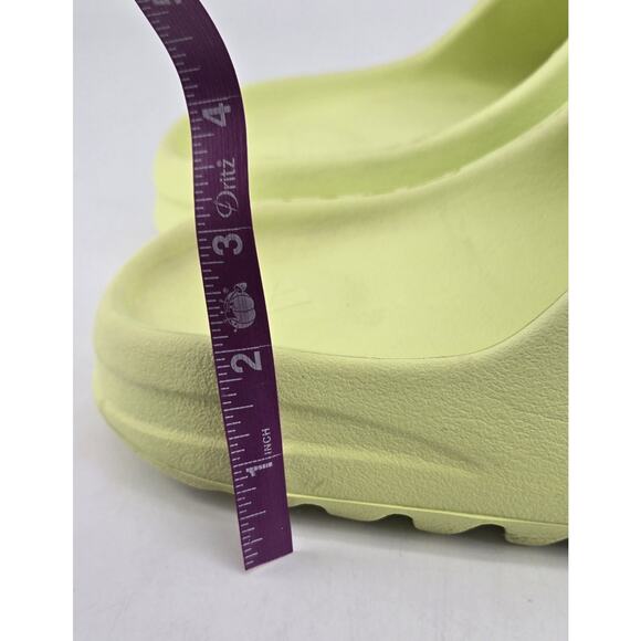 Adidas Yeezy YZY Slide Sandal Glow Green HQ6447 Mens Size 11 Comfort Cushion main image 7